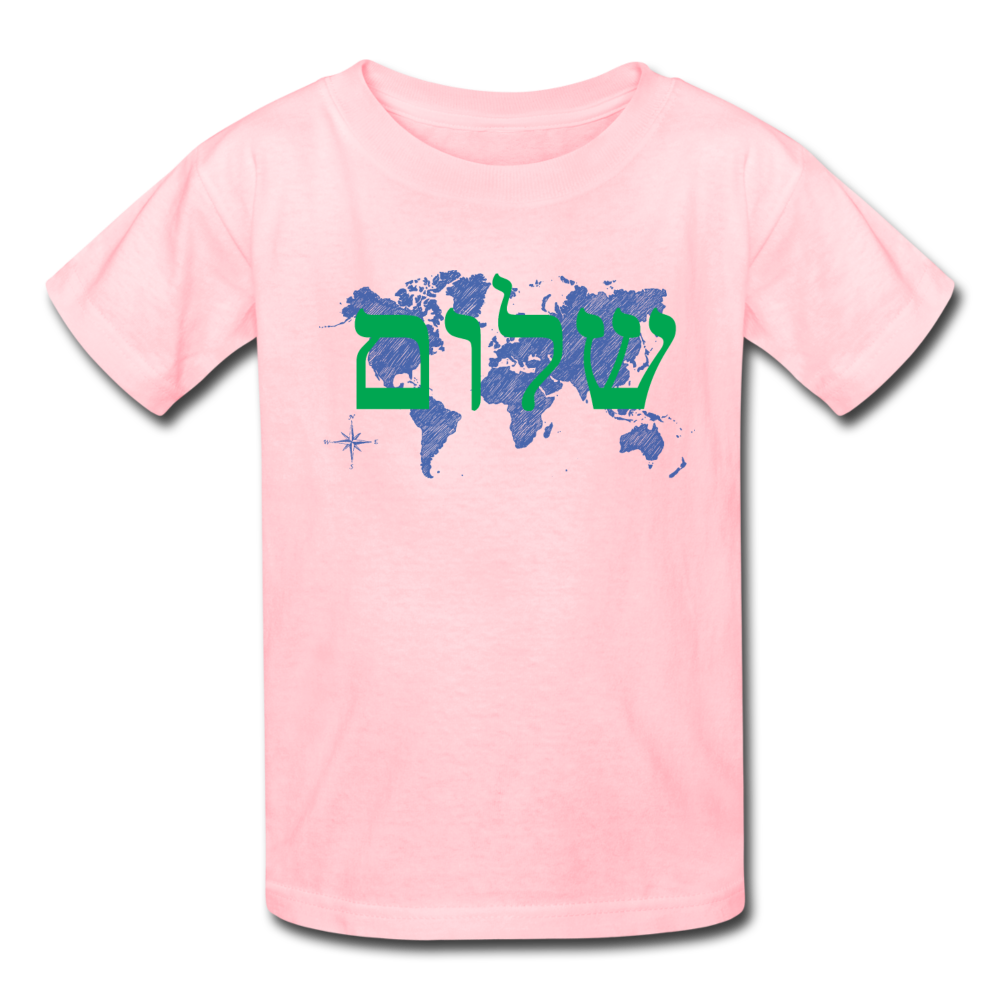 Peace on Earth - Kids' T-Shirt - pink
