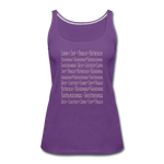 Fruit of the Spirit - Women’s Premium Tank Top - purple