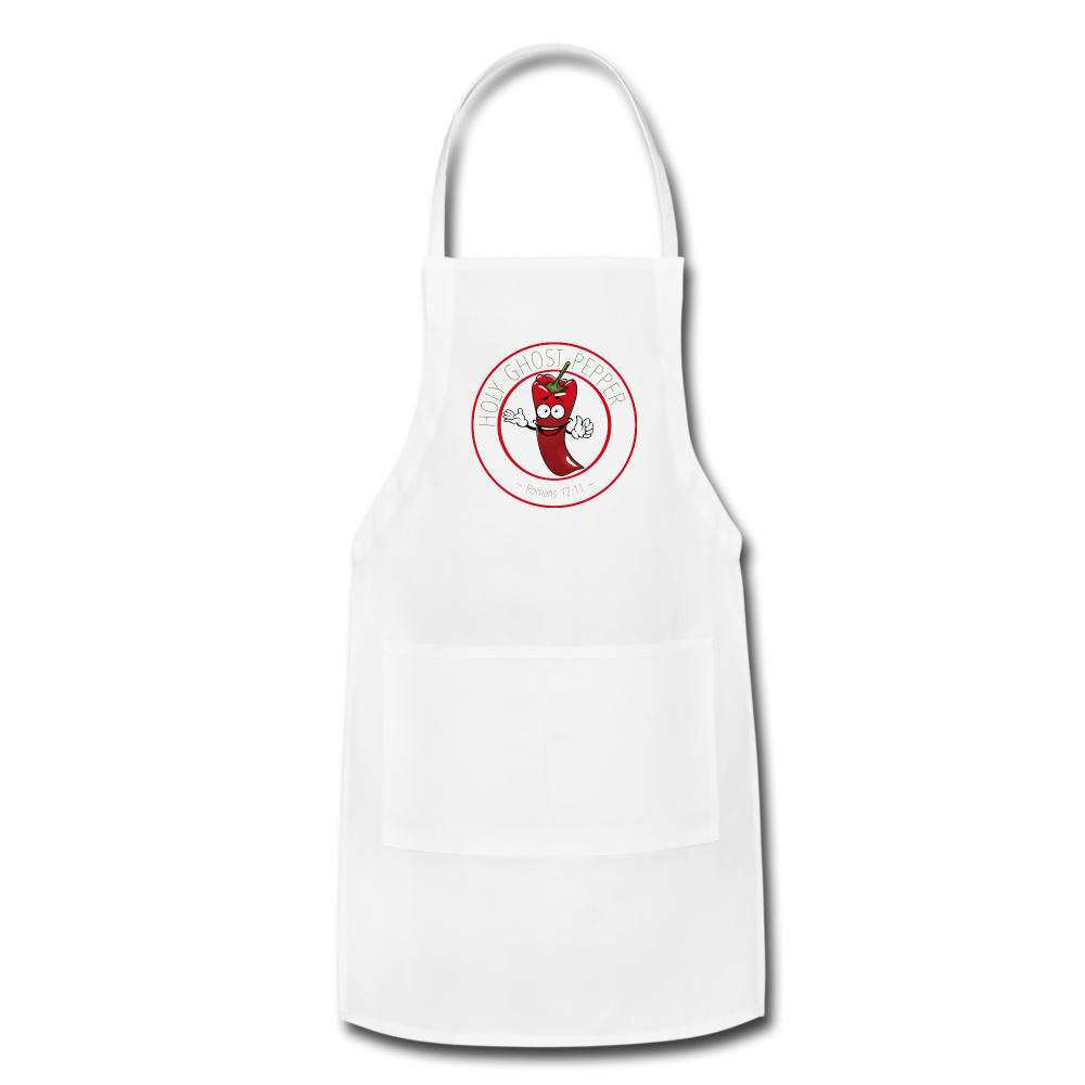 Holy Ghost Pepper - Adjustable Apron - white