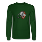 Heart for the Savior - Men's Long Sleeve T-Shirt - forest green