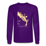 Eternity & Beyond - Men's Long Sleeve T-Shirt - purple