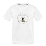 Bee Salt & Light - Kid’s Premium Organic T-Shirt - white