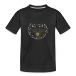 Bee Salt & Light - Kid’s Premium Organic T-Shirt - black