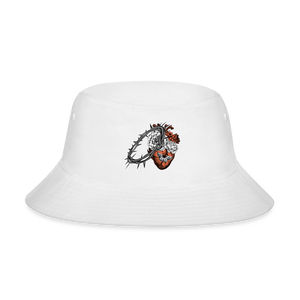Heart for the Savior - Bucket Hat - white
