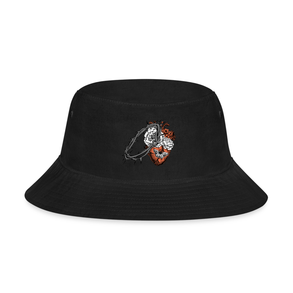 Heart for the Savior - Bucket Hat - black