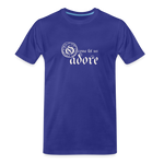 O Come Let Us Adore - Men’s Premium Organic T-Shirt - royal blue