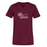 O Come Let Us Adore - Men's V-Neck T-Shirt - maroon