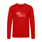 O Come Let Us Adore - Men's Premium Long Sleeve T-Shirt - red