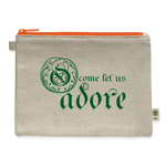 O Come Let Us Adore - Carry All Pouch - natural/orange