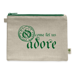 O Come Let Us Adore - Carry All Pouch - natural/green