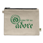 O Come Let Us Adore - Carry All Pouch - natural