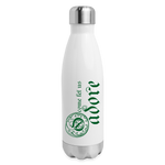 O Come Let Us Adore - Insulated Stainless Steel Water Bottle - white