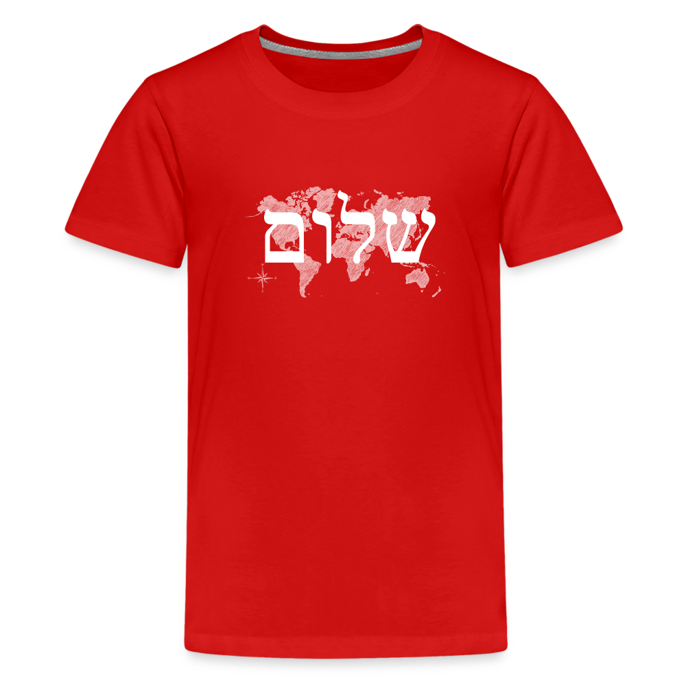 Peace on Earth - Kids' Premium T-Shirt - red