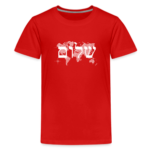 Peace on Earth - Kids' Premium T-Shirt - red