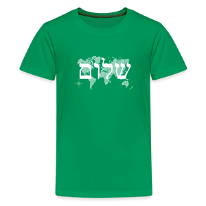 Peace on Earth - Kids' Premium T-Shirt - kelly green