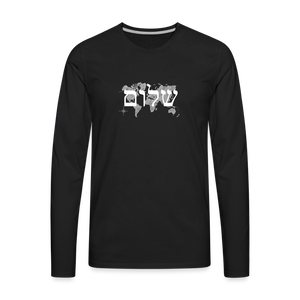 Peace on Earth - Men's Premium Long Sleeve T-Shirt - black