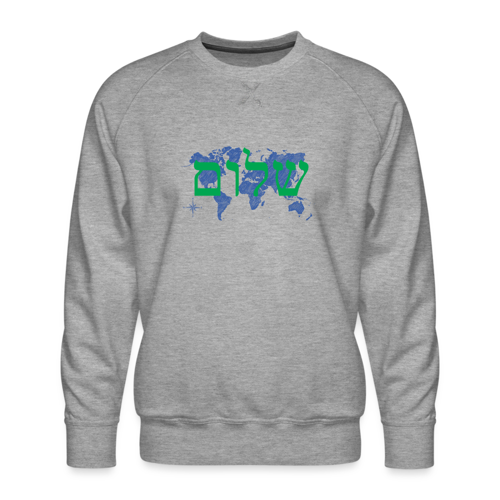 Peace on Earth - Men’s Premium Sweatshirt - heather grey