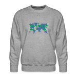 Peace on Earth - Men’s Premium Sweatshirt - heather grey