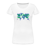 Peace on Earth - Women’s Premium Organic T-Shirt - white