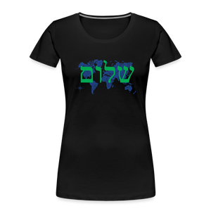 Peace on Earth - Women’s Premium Organic T-Shirt - black