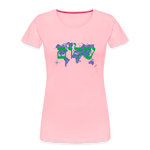 Peace on Earth - Women’s Premium Organic T-Shirt - pink