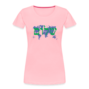 Peace on Earth - Women’s Premium Organic T-Shirt - pink