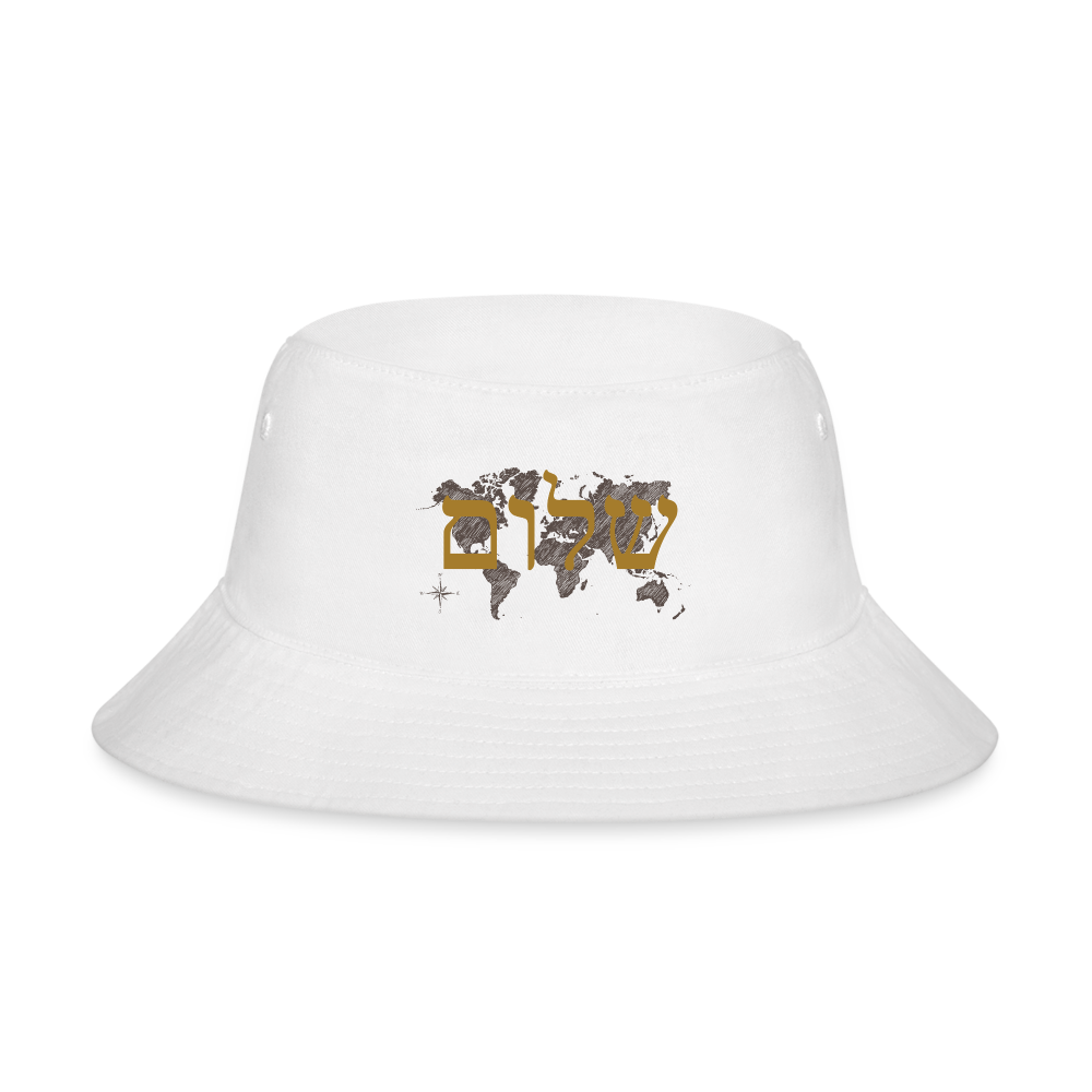 Peace on Earth - Bucket Hat - white