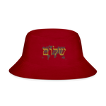 Peace on Earth - Bucket Hat - red