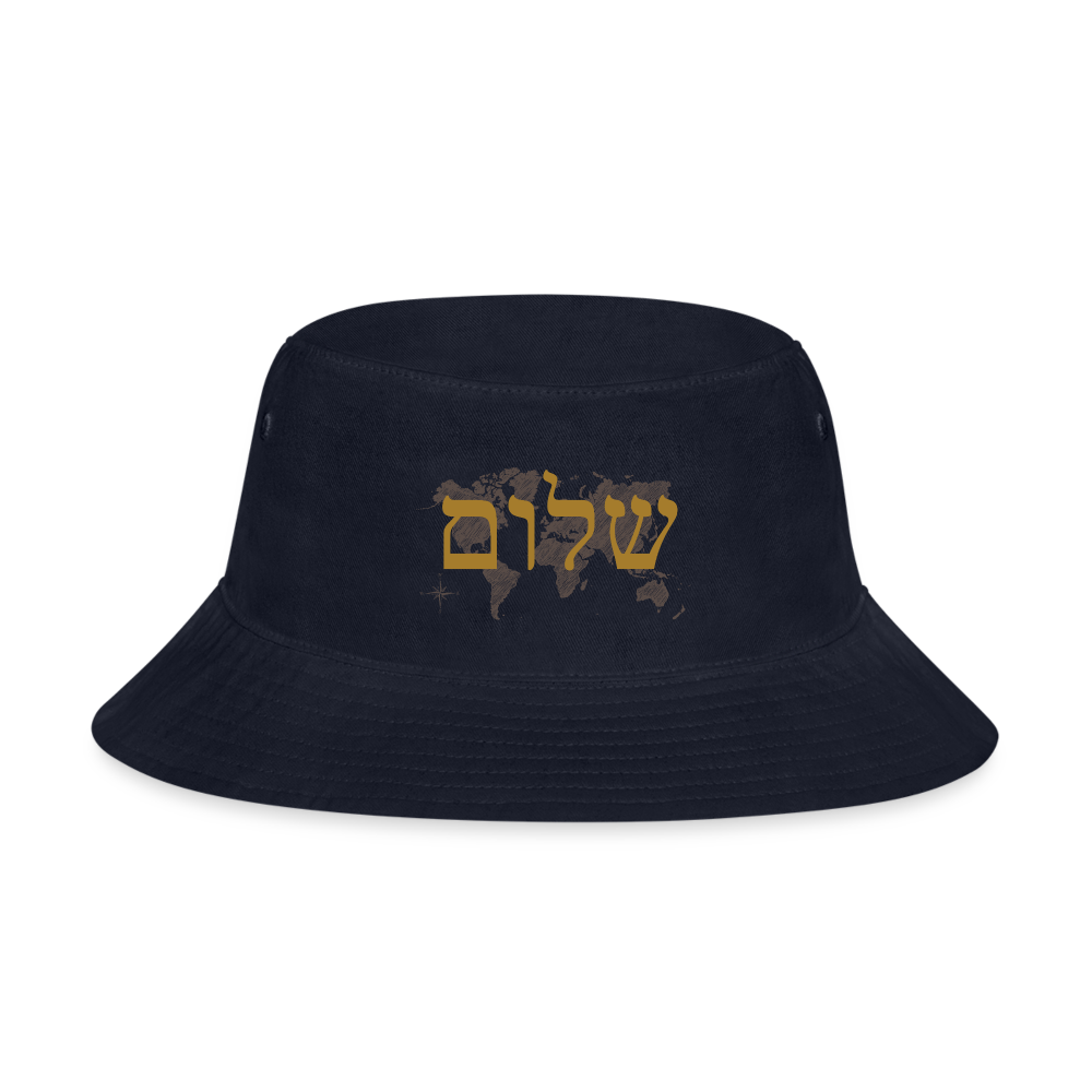 Peace on Earth - Bucket Hat - navy