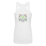 To Dust You Shall Return - Women’s Performance Racerback Tank Top - white