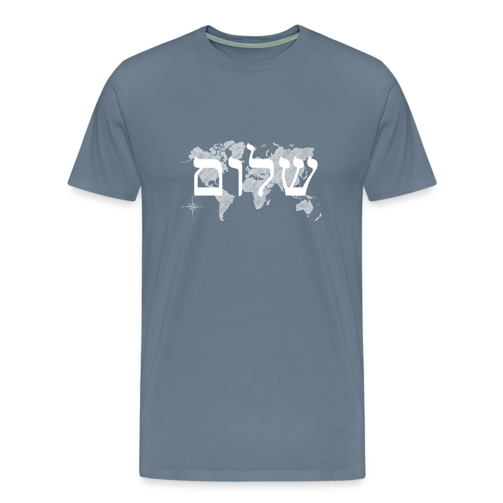 Peace on Earth - Unisex Premium T-Shirt - steel blue