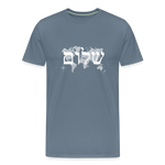Peace on Earth - Unisex Premium T-Shirt - steel blue