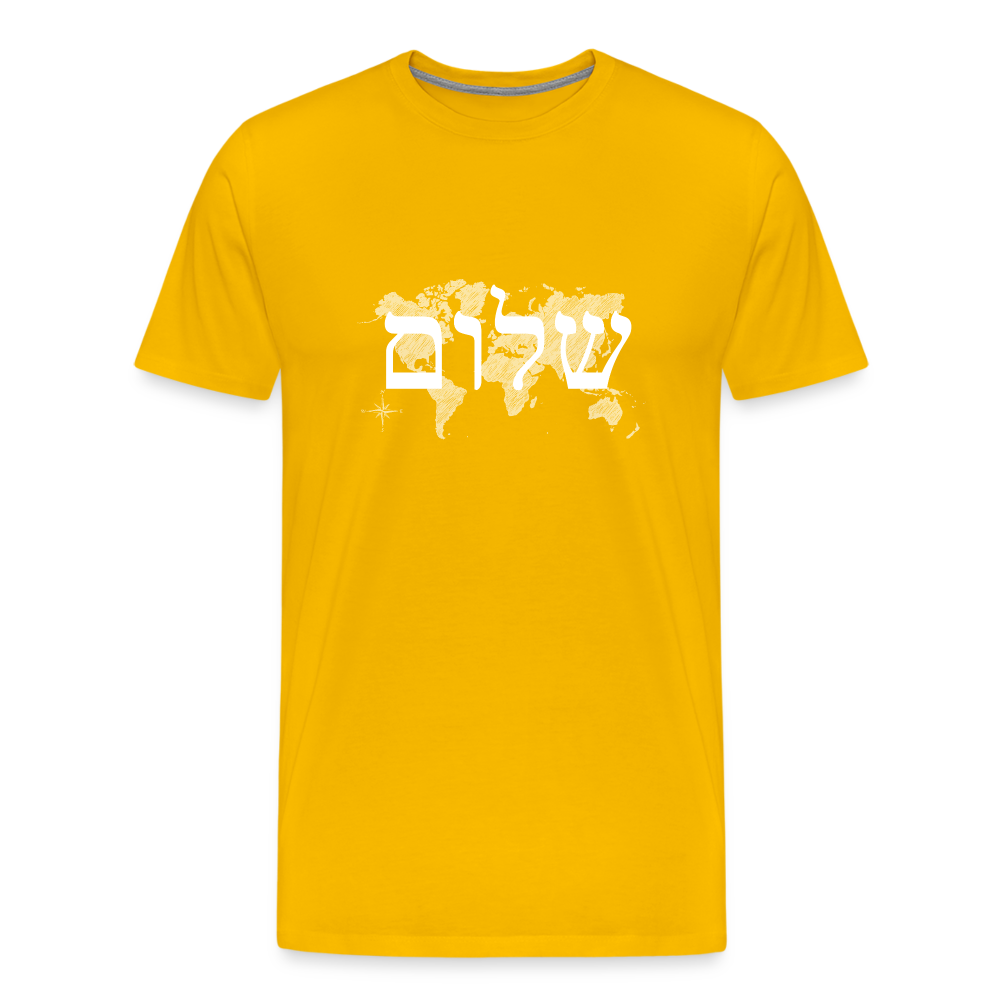 Peace on Earth - Unisex Premium T-Shirt - sun yellow