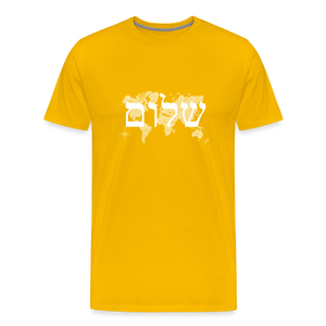 Peace on Earth - Unisex Premium T-Shirt - sun yellow