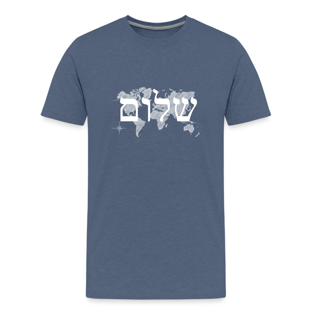 Peace on Earth - Unisex Premium T-Shirt - heather blue