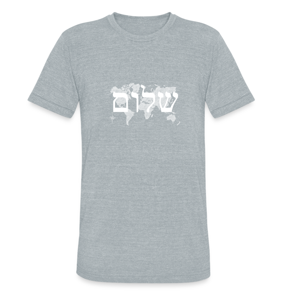 Peace on Earth - Unisex Tri-Blend T-Shirt - heather grey