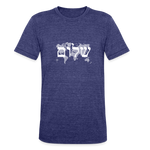 Peace on Earth - Unisex Tri-Blend T-Shirt - heather indigo