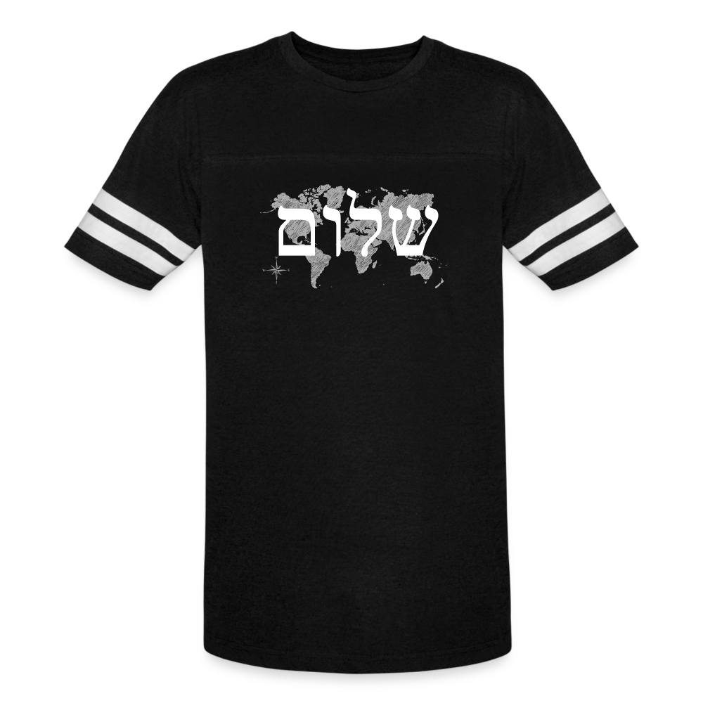 Peace on Earth - Vintage Sport T-Shirt - black/white