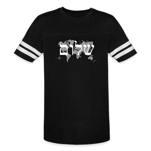 Peace on Earth - Vintage Sport T-Shirt - black/white