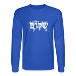 Peace on Earth - Men's Long Sleeve T-Shirt - royal blue