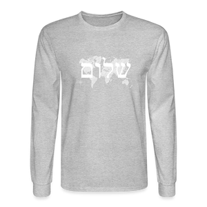 Peace on Earth - Men's Long Sleeve T-Shirt - heather gray