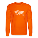 Peace on Earth - Men's Long Sleeve T-Shirt - orange