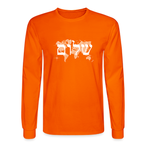 Peace on Earth - Men's Long Sleeve T-Shirt - orange