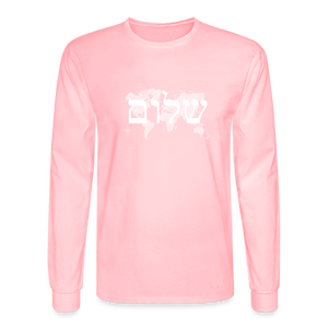 Peace on Earth - Men's Long Sleeve T-Shirt - pink