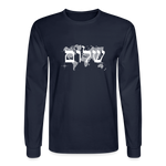 Peace on Earth - Men's Long Sleeve T-Shirt - navy
