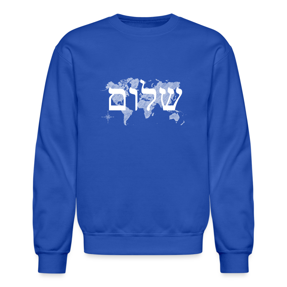 Peace on Earth - Unisex Crewneck Sweatshirt - royal blue