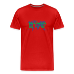 Peace on Earth - Men’s Premium Organic T-Shirt - red