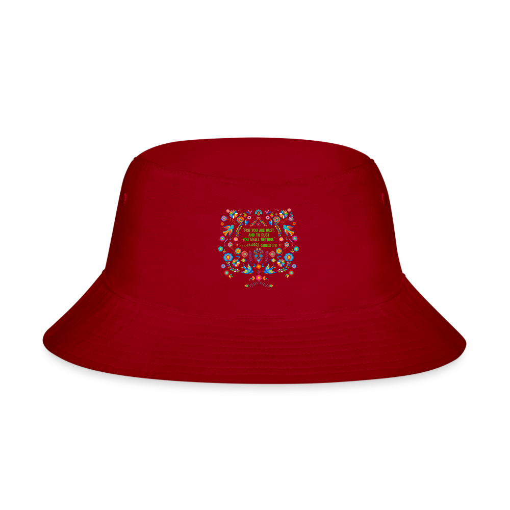 To Dust You Shall Return - Bucket Hat - red