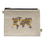 Peace on Earth - Carry All Pouch - natural