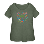 To Dust You Shall Return - Women’s Curvy T-Shirt - heather military green